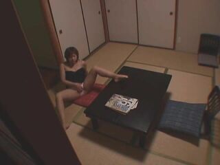 Japanese Spy Cam Catches Woman's Private moment of Pleasure