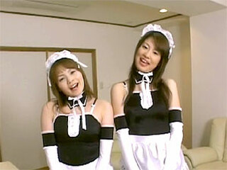 Japanese Fans, Watch Two Asian Amateur Chicks Get Creampied Together!